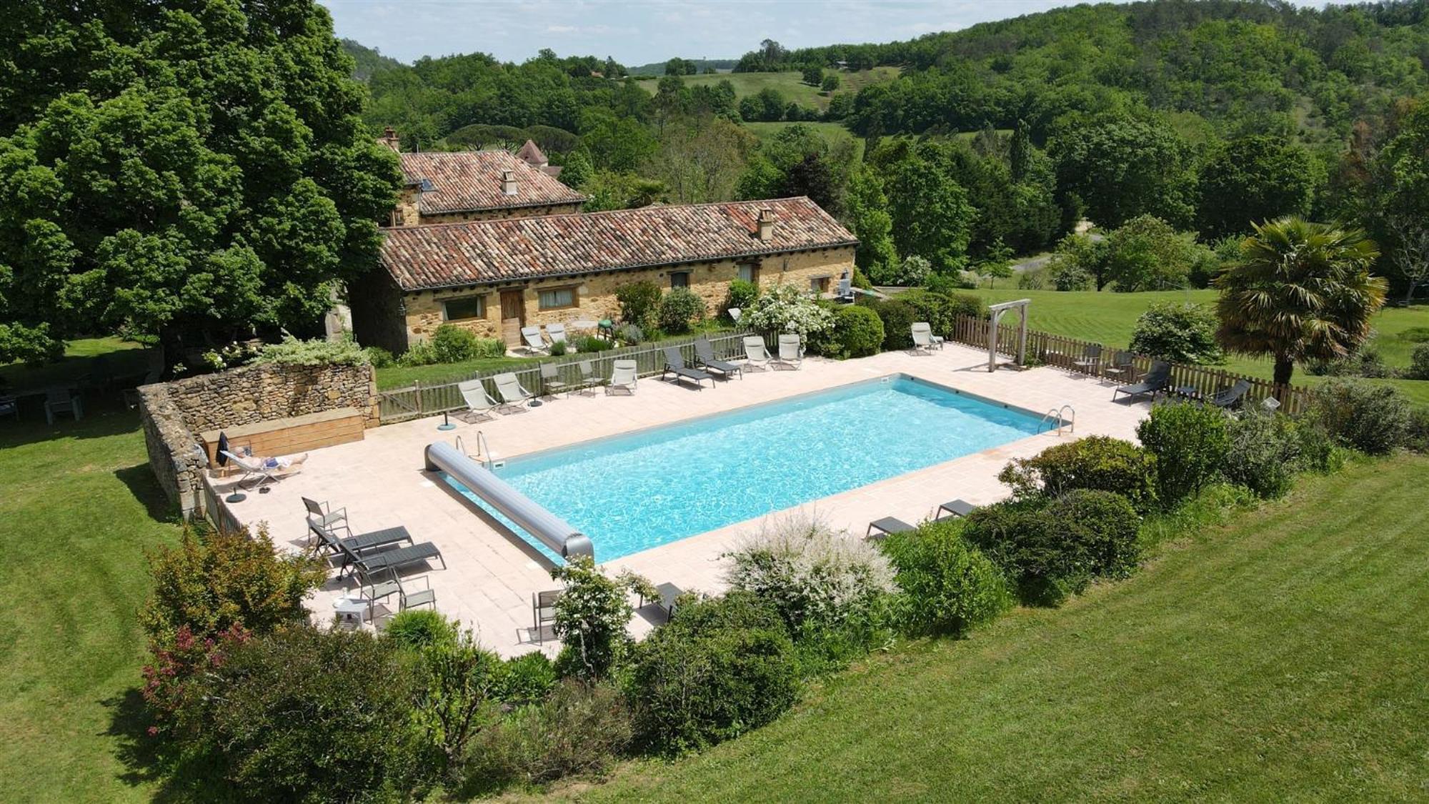 Domaine De Cournet Haut, A 17Th Century Property Set On A Calm, Idyllic Domain With Pool, Tennis, Bikes And More Les Vauries 外观 照片