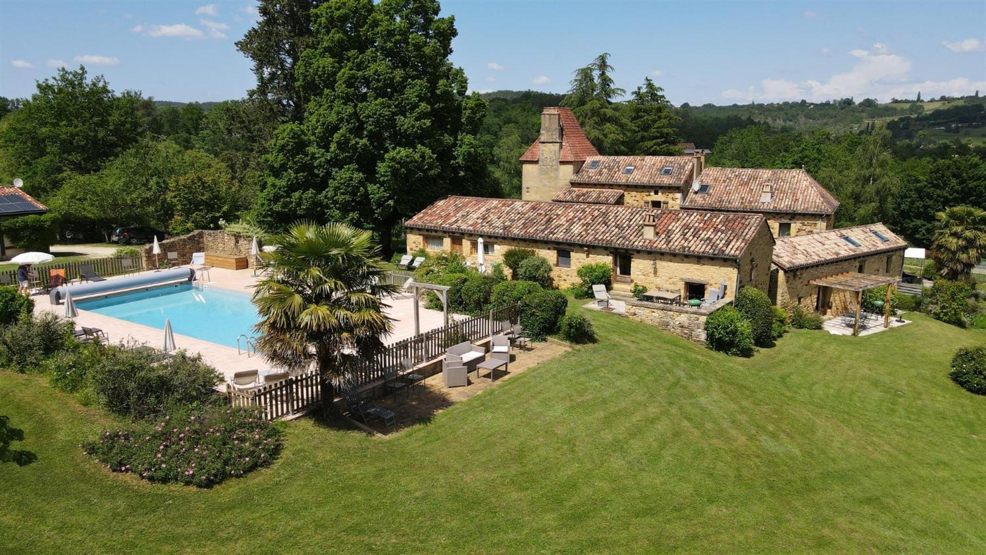 Domaine De Cournet Haut, A 17Th Century Property Set On A Calm, Idyllic Domain With Pool, Tennis, Bikes And More Les Vauries 外观 照片